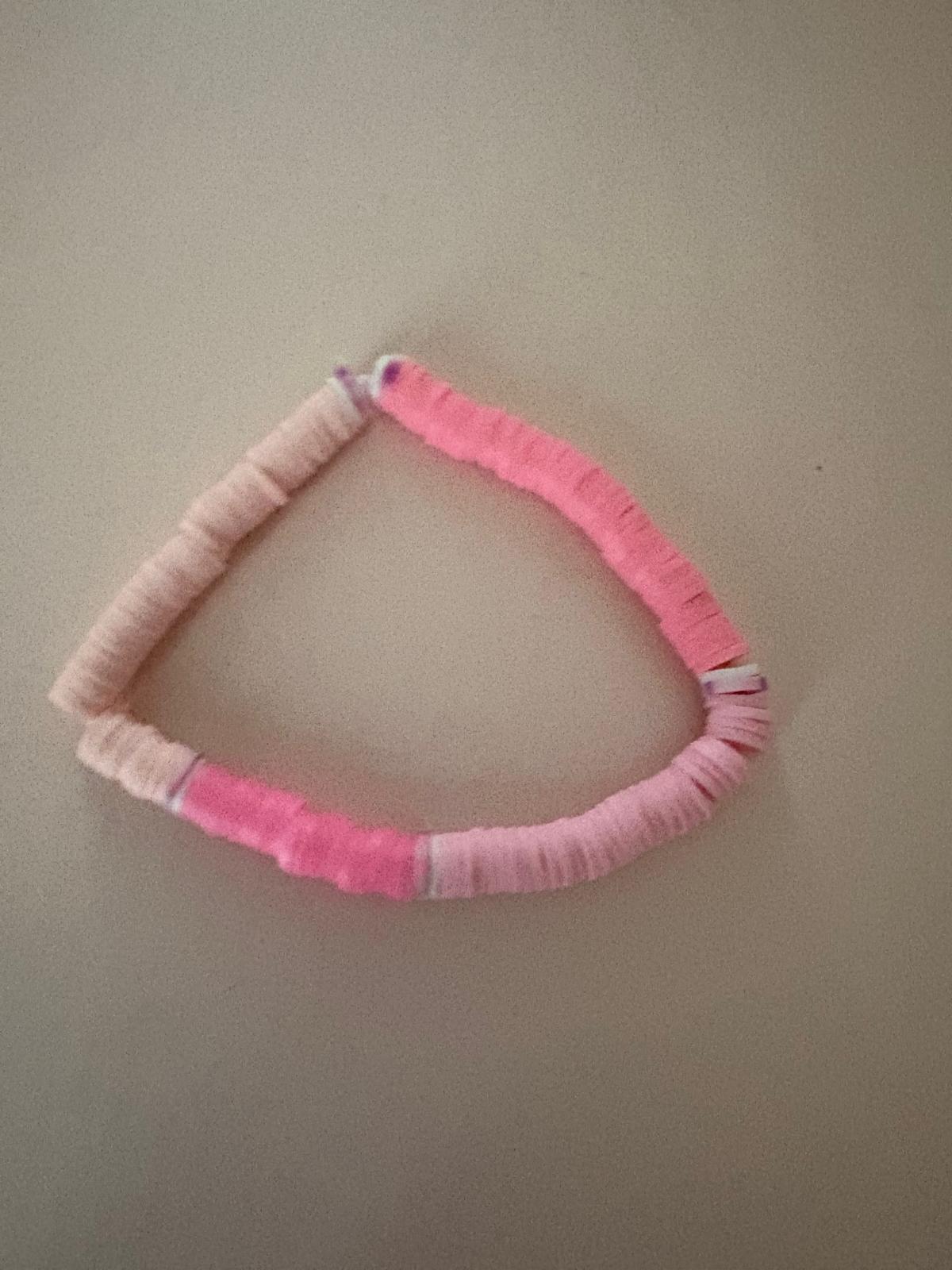clay bead bracelet