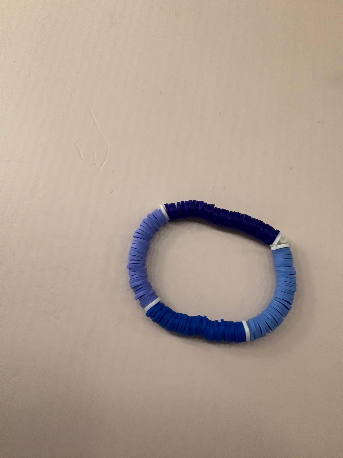 clay bead bracelet